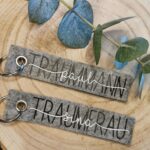 Schlüsselanhänger “Traumfrau / Traummann + Personalisierung” Geschenk Mann Frau Hochzeit