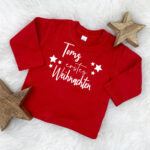Pullover “erstes Weihnachten + Personalisierung”
